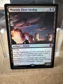 MTG Phoenix Fleet Airship Foil Avatar Mythic NM - Image 1
