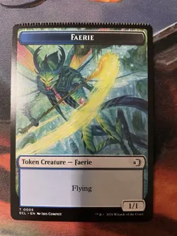 Crimp Error Rare Magic The Gathering Lorwyn Goblin Faerie Token Double Sided - Image 2