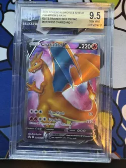 2019-2023 Pokemon Sword & Shield Black Star Promos Charizard V #SWSH050 BGS 9.5 - Image 1