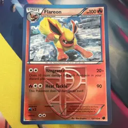 Pokemon Flareon Team Plasma 12/116 Plasma Freeze Reverse Holo Card NM- - Image 1