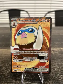Pokemon TCG Mamoswine EX 174/159 Journey Together Ultra Rare - Image 1