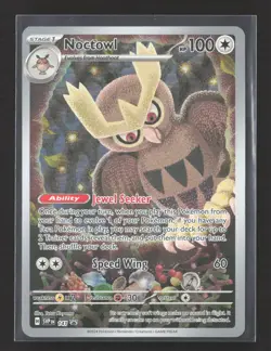 Pokemon 2024 Stellar Crown Noctowl #141/162 - Image 1