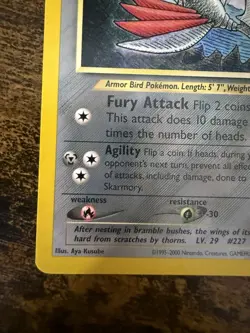 Pokemon TCG - Skarmory Neo Revelation 23/64 Rare LP - Image 5
