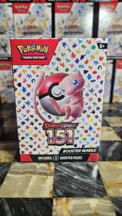 Pokemon Scarlet Violet 151 Booster Bundle 6-Pack, Factory-Sealed Box - Image 1