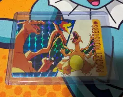 Charizard 11 Vintage Holo Japanese Prism Vending Sticker Pokemon Pocket Monsters - Image 1