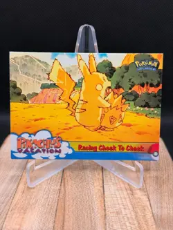 Topps Pokemon Racing Cheek to Cheek - Pikachu's Vacation #48 - Black Logo - Image 1