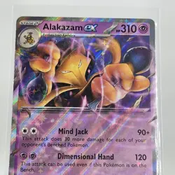 Alakazam EX Black Star Promo 50 English TCG 2023 Pokemon 151 Holo NM - Image 2