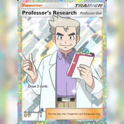 (EN) Professor's Research - Full Art - Professor Oak - Pokemon TCG Pocket PTCGP - Image 1