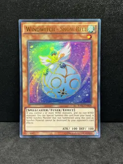Yugioh Windwitch - Snow Bell RATE-EN008 Ultra Rare 1st Edition NM - Image 1