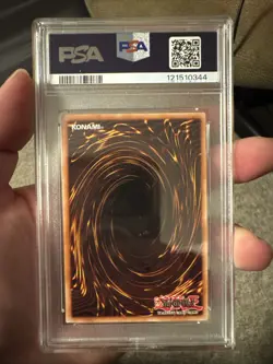 2017 YU-GI-OH! #ENGV4 BLUE-EYES WHITE DRAGON PSA 9 - Image 2
