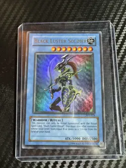 Black Luster Soldier SYE-024 Starter Deck Yugi Evolution Ultra Rare 1996 YuGiOh - Image 1