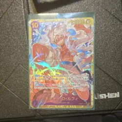 Bandai One Piece Card Game Monkey D. Luffy OP05-119 Holo 12000 Power - Image 1