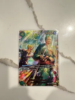 One Piece CCG Roronoa Zoro SP Op-14/PRB02 The Azure Sea’s Seven NM SHIP SAME DAY - Image 1