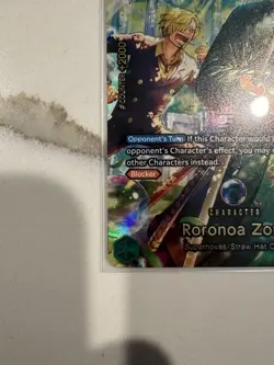 One Piece CCG Roronoa Zoro SP Op-14/PRB02 The Azure Sea’s Seven NM SHIP SAME DAY - Image 5