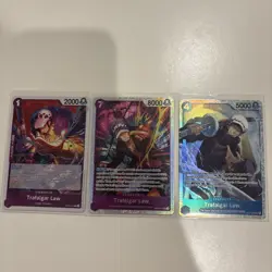 Trafalgar Law ST17-002 SR ONE PIECE Tcg Card Game NM Blue OP09 & OP12 - Image 1