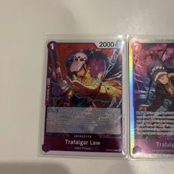 Trafalgar Law ST17-002 SR ONE PIECE Tcg Card Game NM Blue OP09 & OP12 - Image 2