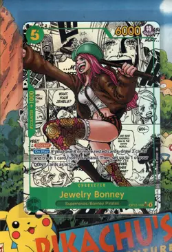 One Piece TCG Jewelry Bonney OP12-118 Manga Alt Art English Op Holo NM/M - Image 1