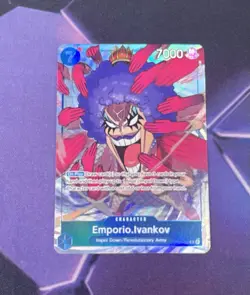 One Piece: Paramount War OP02-051 Emporio Ivankov SR (Alt Art / Parallel) - M/NM - Image 1