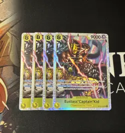 Eustass Captain Kid One Piece OP10-112 - SR Super Rare - Royal Blood Playset x4 - Image 1