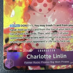 Charlotte Linlin OP08-069 Super Rare Foil Two Legends One Piece - Image 5