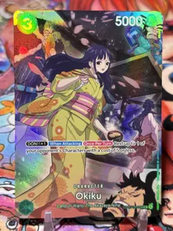 OKIKU - One Piece TCG OP01-035 - SP Special Rare R - 500 Years in the Future - Image 1