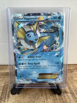 Pokemon TCG Vaporeon EX Holo Ultra Rare Card Generations 24/83 - Image 1