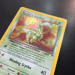 Pokemon Gym Heroes Holo-Rocket's Scyther Card 13/132 MP - Image 2