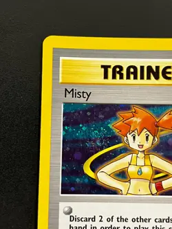 Misty 18/132 - Gym Heroes Holo Rare Pokemon Card Vintage LP - Image 5