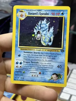 Giovanni's Gyarados 5/132 Gym Challenge 2000 Holo Rare WOTC Pokemon Card TCG - Image 3