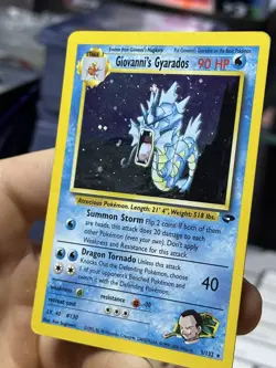 Giovanni's Gyarados 5/132 Gym Challenge 2000 Holo Rare WOTC Pokemon Card TCG - Image 5