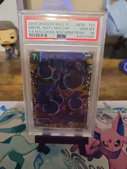 2019 Dbs Card Game Dragon Balls Negative Energy Overflow Scr Psa 10 - Image 1