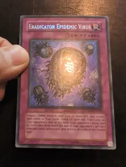 Yu-Gi-Oh! SECRET RARE HOLO CARD ERADICATOR EPIDEMIC VIRUS FOTB-EN068 VLP - Image 2