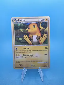 Pokemon TCG Raichu: 10/123 Cracked Ice Holo Rare Card - Image 1