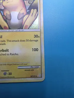 Pokemon TCG Raichu: 10/123 Cracked Ice Holo Rare Card - Image 4