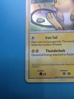 Pokemon TCG Raichu: 10/123 Cracked Ice Holo Rare Card - Image 5