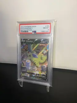 2021 Pokemon Sword & Shield Battle Styles Tyranitar v Card 155/163, PSA 8 - Image 1