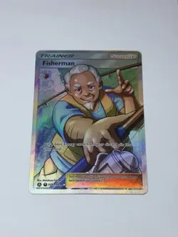 Pokemon Card TCG Fisherman SV83/SV94 Sun & Moon Hidden Fates Shiny Vault NM/M - Image 1