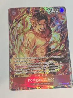 Portgas.D.Ace One Piece (Illustration Box Vol.5) ST15-005 Promotional Card Foil - Image 1