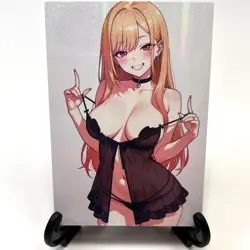 My Dress-Up Darling Marin Kitagawa Sexy Anime Waifu Girl Goddess Story Art Card - Image 1