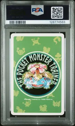 Pokemon Green Mewtwo Ace of Spades Playing Poker Card 1996 PSA 8 NM-MT - Image 2