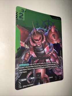 Gundam TCG Char's Zaku II ST03-006 LR+ Alt Art NM Card Game CCG English - Image 2