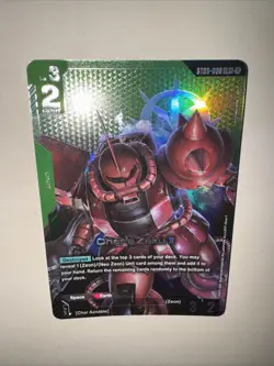 Gundam TCG Char's Zaku II ST03-006 LR+ Alt Art NM Card Game CCG English - Image 5