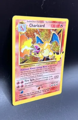 Celebrations Charizard 4/102 25th Pokemon TCG Card NM Tracked Shipping - Image 2