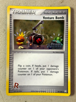Venture Bomb 93/109 Holo Stamped Team Rocket Returns (LP) Pokemon Card - Image 1