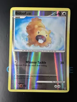 Bidoof 91/147 - Supreme Victors Reverse Holo Pokemon TCG Card LP - Image 1