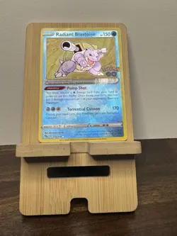 Pokemon Go Holo Radiant Rare TCG Card Radiant Blastoise 018/078 NM/M Condition - Image 2