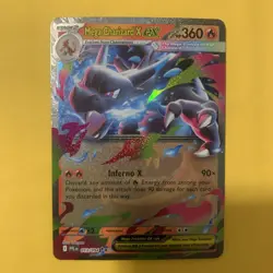 Pokemon Card Mega Charizard x EX RR 013/080 Inferno x Holo, M2, NM Condition - Image 3
