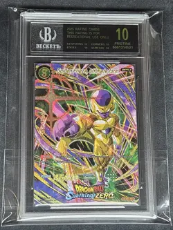 Dragon Ball Golden Frieza Sparking! Zero (PR) Holo Card - Image 1