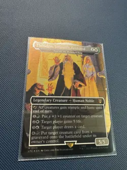 MTG Theoden, Strength Restored - Kenrith, The Returned King Borderless Foil NM - Image 4
