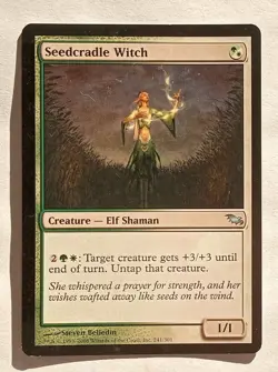 Magic MTG - Seedcradle Witch - Shadowmoor - HP - Image 1